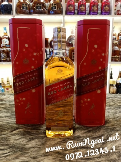 Rượu Johnnie Walker Red Label Tết 2021