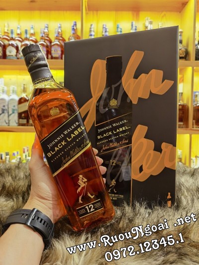 Rượu Johnnie Walker Black Label Hộp Quà Tết 2022