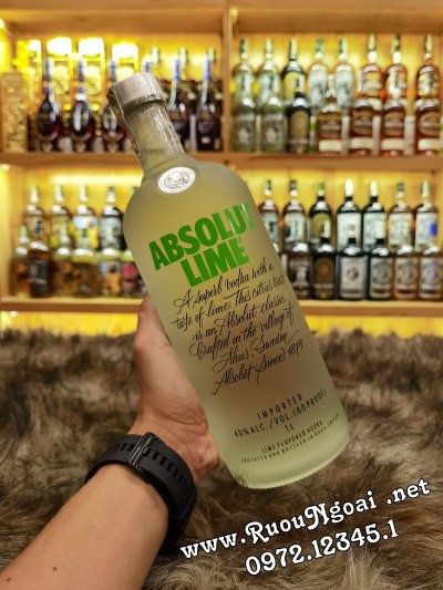 Rượu Vodka Absolut Lime 1L